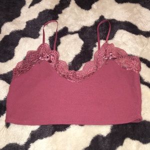 Size Small Pink Crop Top Cami